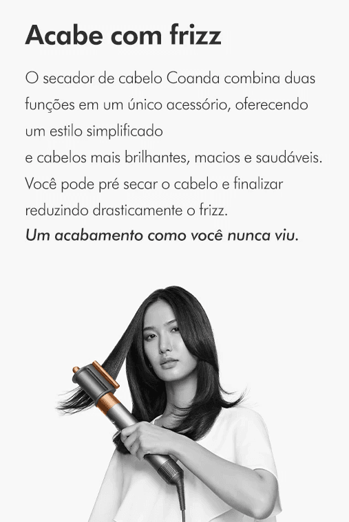 Acabamento sem frizz